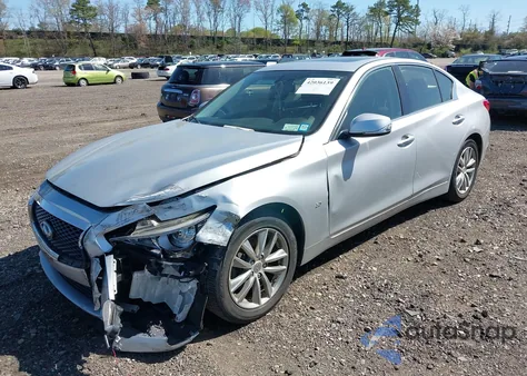 2015 Infiniti Q50 Premium from USA, damaged, VIN JN1BV7AR3FM416371